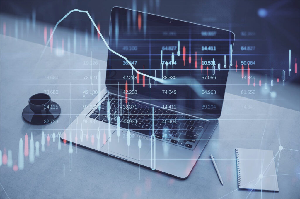 Minimalny depozyt forex: grafika przedstawiająca inwestowanie na rynku finansowym
